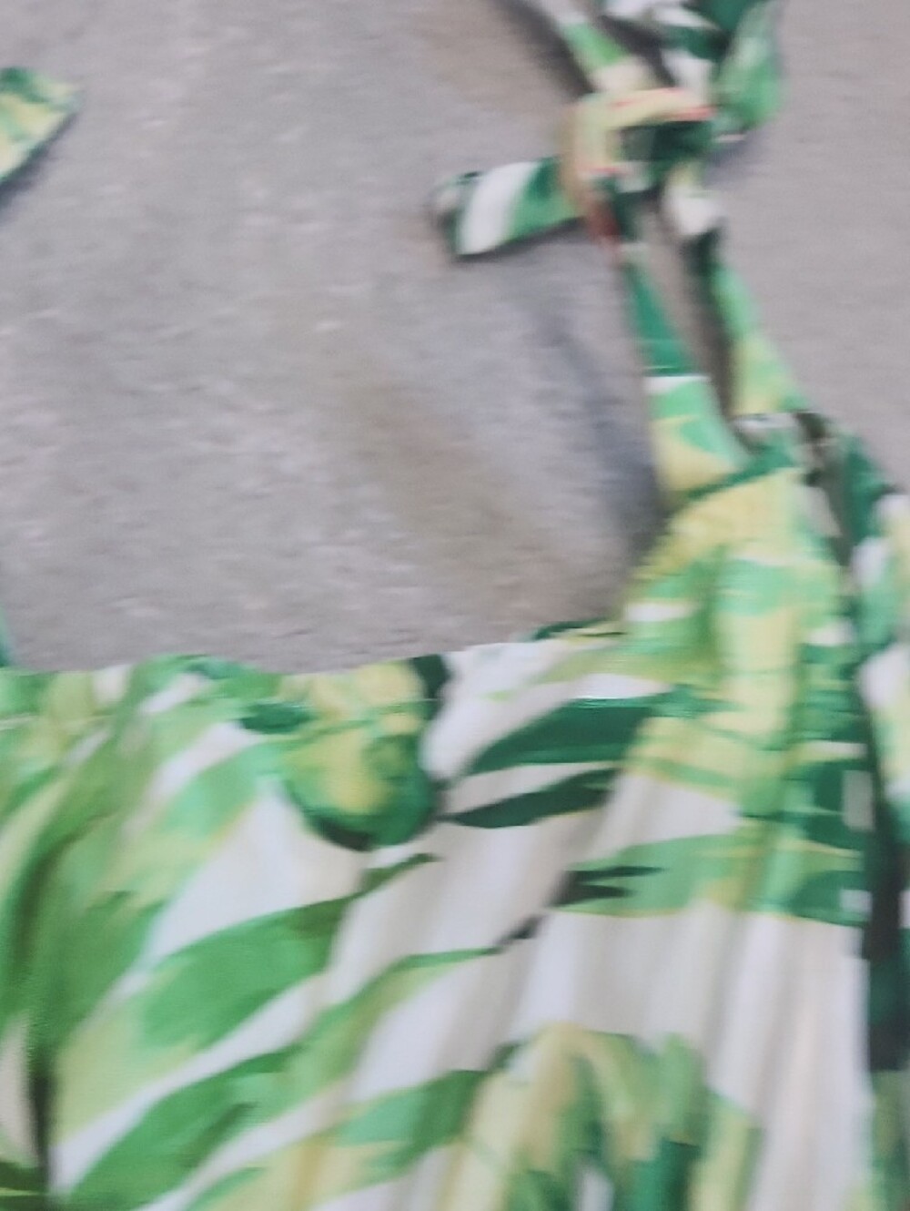 The Children's Place Green & White Tropical Leaf Maxi Dress - Picture 5 of 6